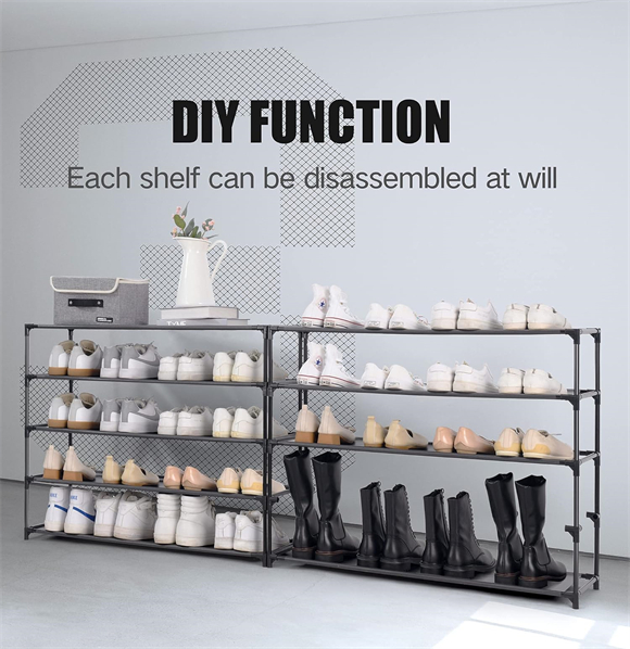 Shoe rack without cover